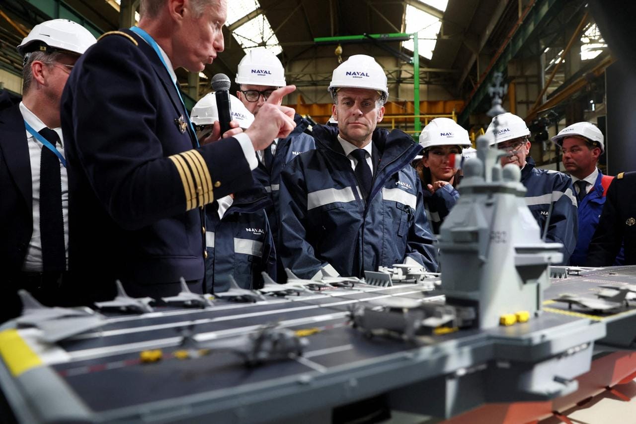 ‘Free France’: Macron reveals name of Europe’s largest warship