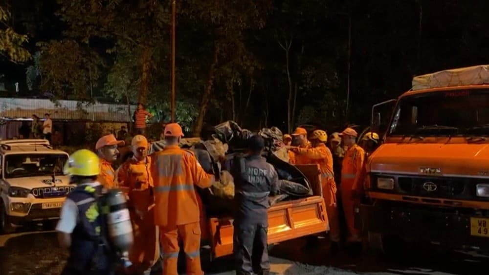 Nine dead, 15 trapped after India tunnel collapse