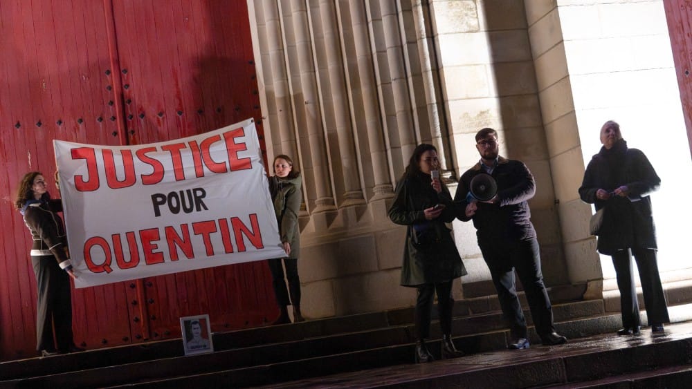 French far-right leader accuses Macron, allies of strengthening hard-left after activist killed
