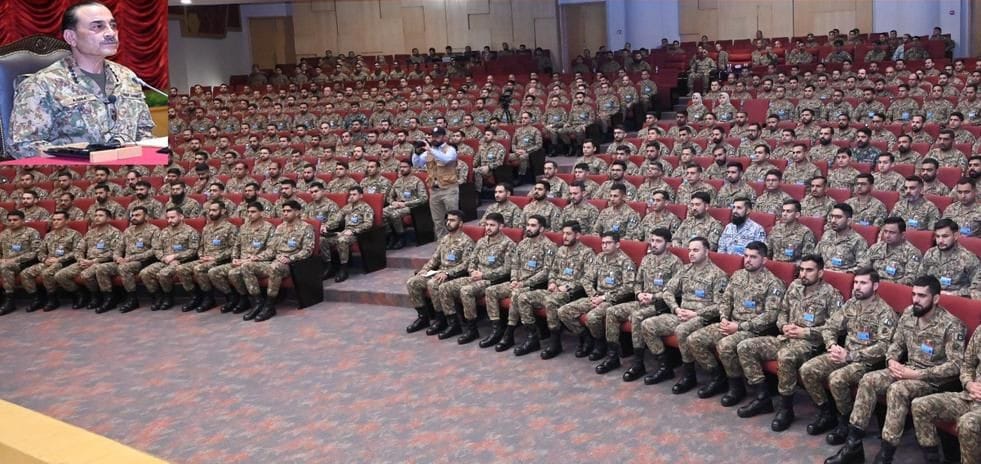 Pakistan's PM honors armed forces' sacrifice at military college