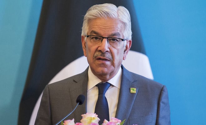 Around 80% attacks in Pakistan carried out by Afghans: Khawaja Asif