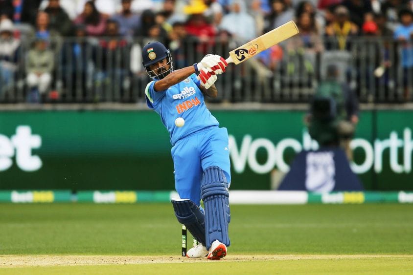 India's Shubman Gill bats during the one day international cricket match between Australia and India in Perth Australia, Sunday, October 19, 2025. (AP)