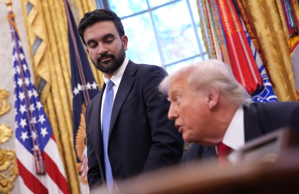 WASHINGTON, DC - NOVEMBER 21: U.S. President Donald Trump meets with New York City Mayor-elect Zohran Mamdani (L) in the Oval Office of the White House on November 21, 2025 in Washington, DC. (Photo by Andrew Harnik / GETTY IMAGES NORTH AMERICA / Getty Im