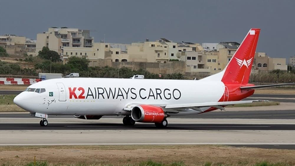 Pakistan Prime Minister Muhammad Shehbaz Sharif ordered intensified search operations after a K2 Airways cargo aircraft carrying five crew members disappeared over the Arabian Sea. (K2 Airways)
