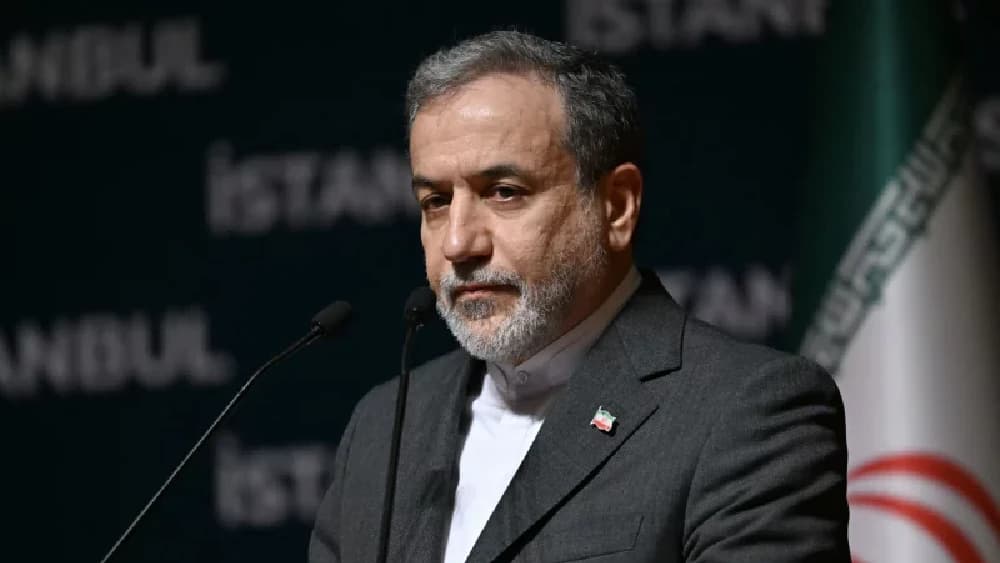 Iran's foreign minister Abbas Araghchi speaks during a press conference in Istanbul. (AFP/FILE)