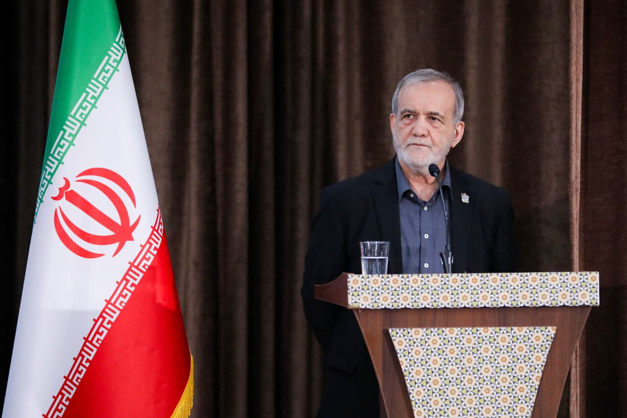 Iran's President Masoud Pezeshkian