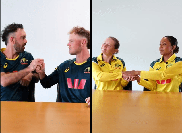 Australian cricketers have mocked India’s “no-handshake” policy with Pakistan during the Asia Cup 2025, playfully suggesting funny alternatives in a promo video.