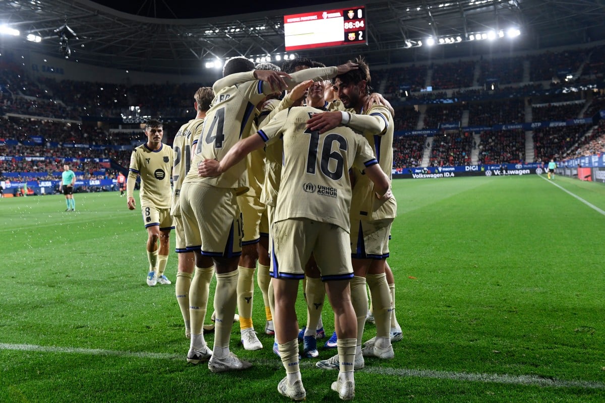 Barcelona on verge of La Liga title defense with win at Osasuna
