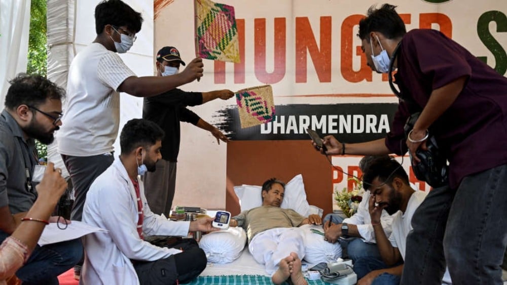 Activist Wangchuk says Modi government broke promise over hunger strike photos