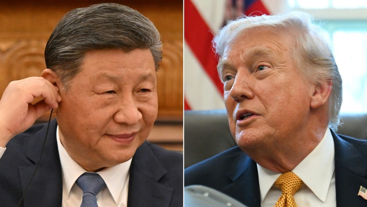 This combination of pictures created on March 16, 2026, shows (L) China's President Xi Jinping, and (R) US President Donald Trump (AFP).