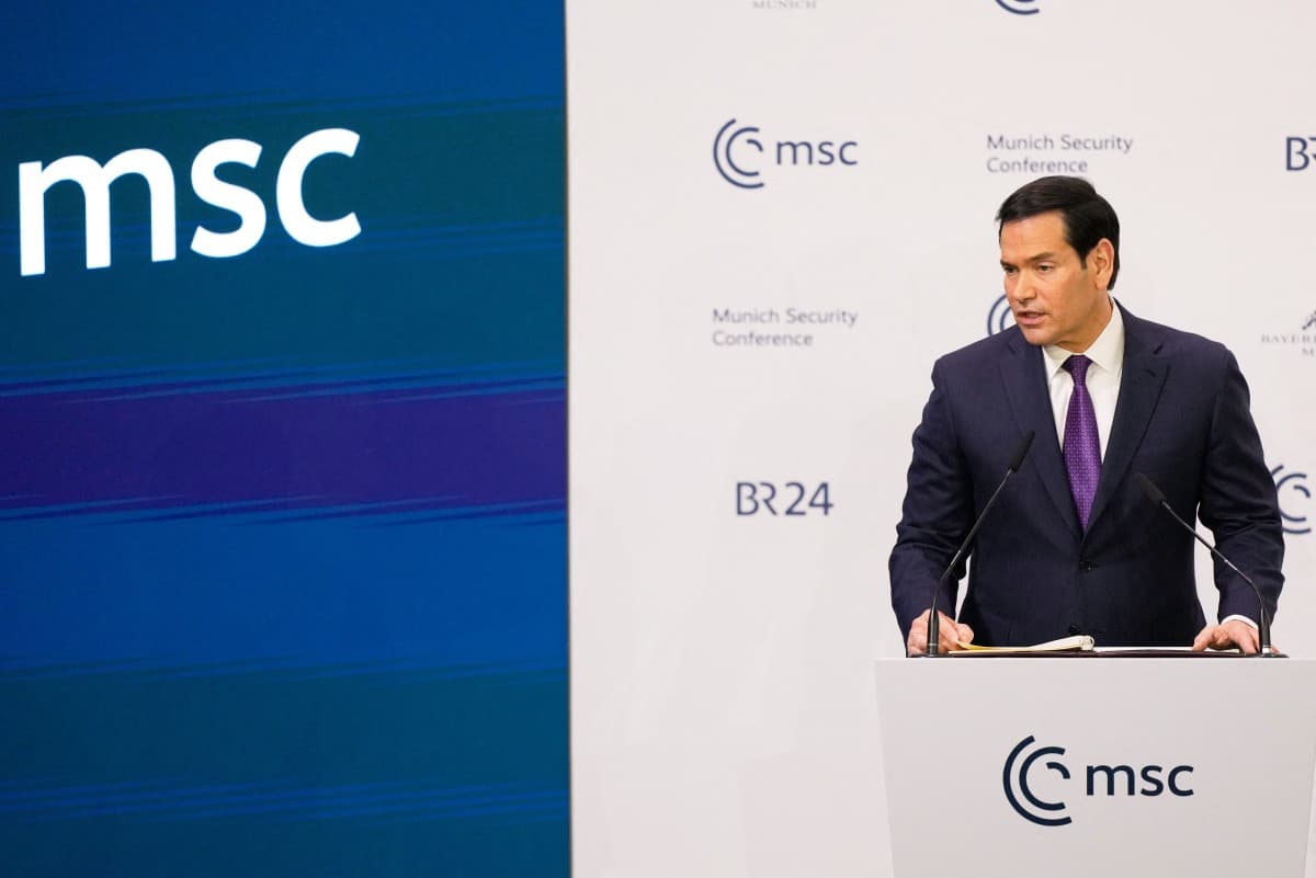 US Secretary of State Marco Rubio speaks during the 62nd Munich Security Conference (MSC) on February 14, 2026, in Munich, southern Germany. (Photo: AFP)