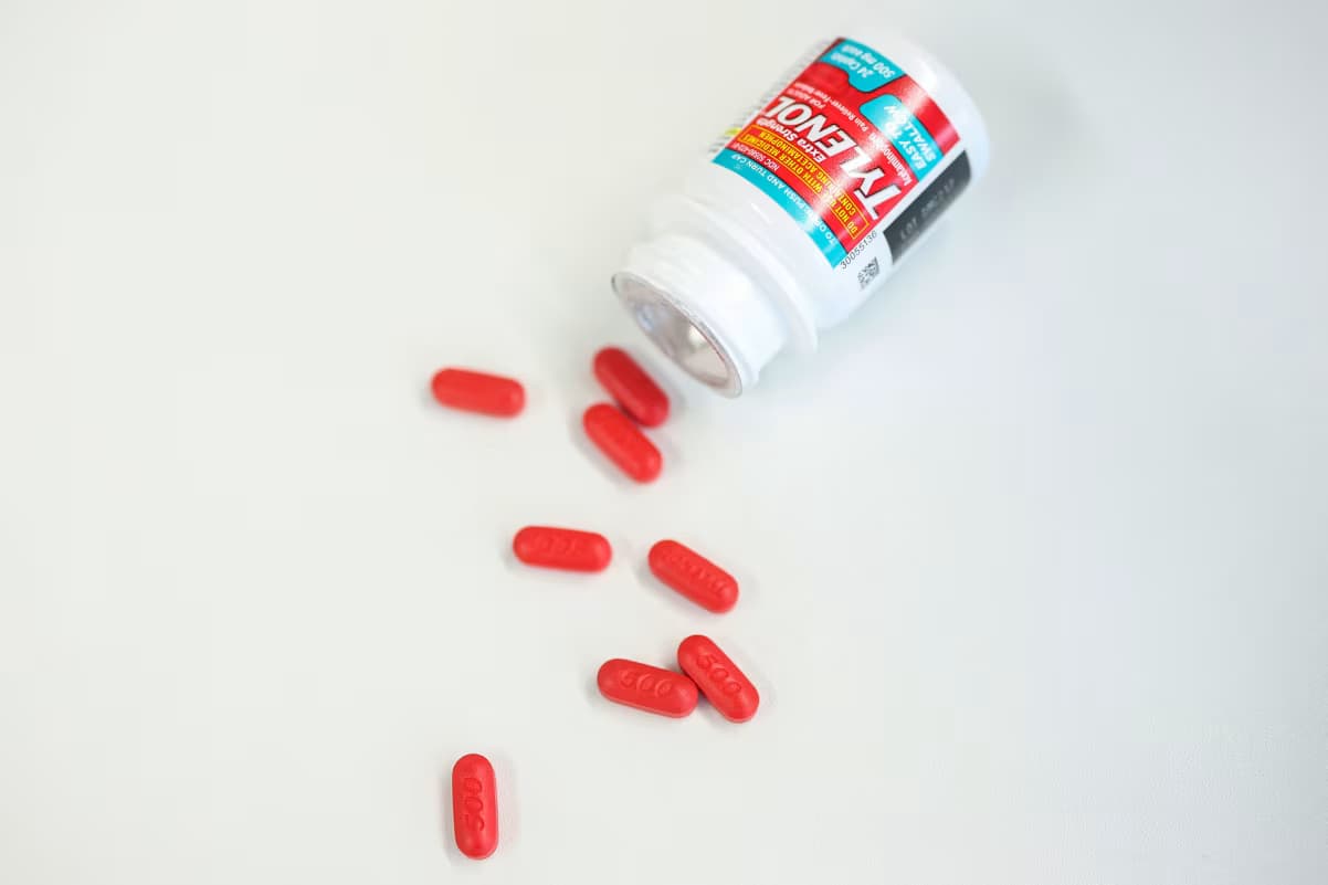 File Photo - In this photo illustration, Tylenol packages and caplets are displayed, in Los Angeles, California, on September 22, 2025 (AFP)
