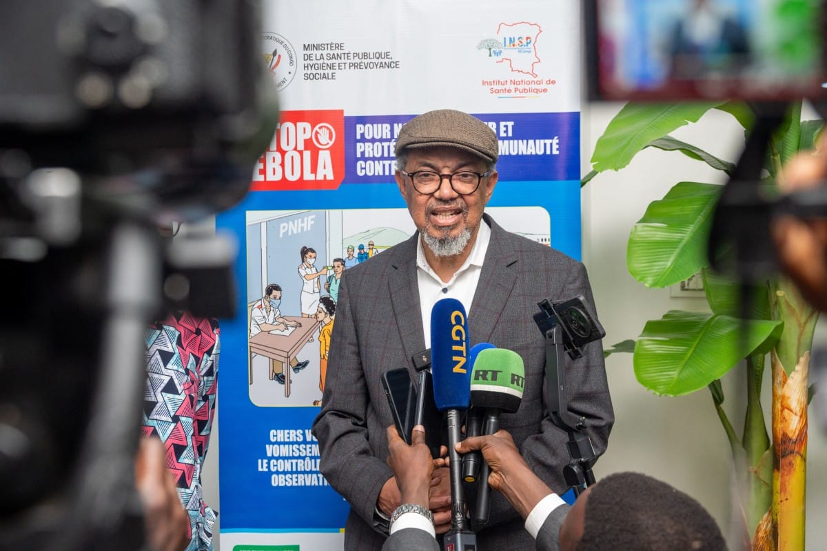 WHO chief says Ebola 'can be stopped' as he lands in DR Congo