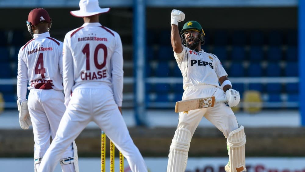 Shafique, Babar lead strong Pakistan reply against West Indies