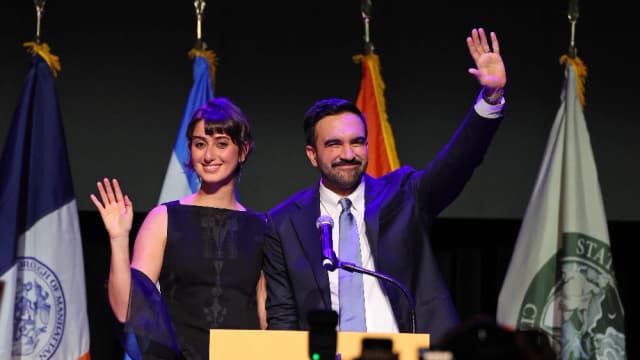 Zohran Mamdani and wife