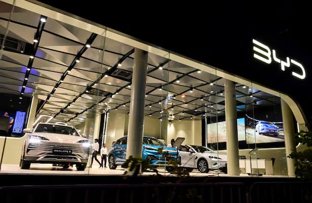 Tesla sales slip as it loses EV crown to China's BYD in 2025