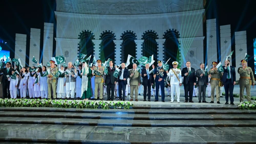Yadgaar Fatah Inaugration- Pakistan political and military leadership (Photo: PMO)