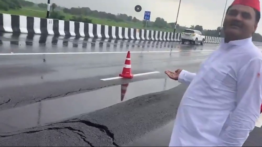 Indian Congress leader slams BJP minister as cracks appear in $487M expressway