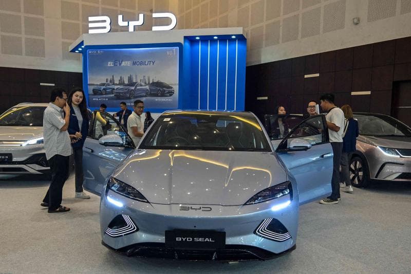 Chinese EV giant BYD says annual net profit down 19%