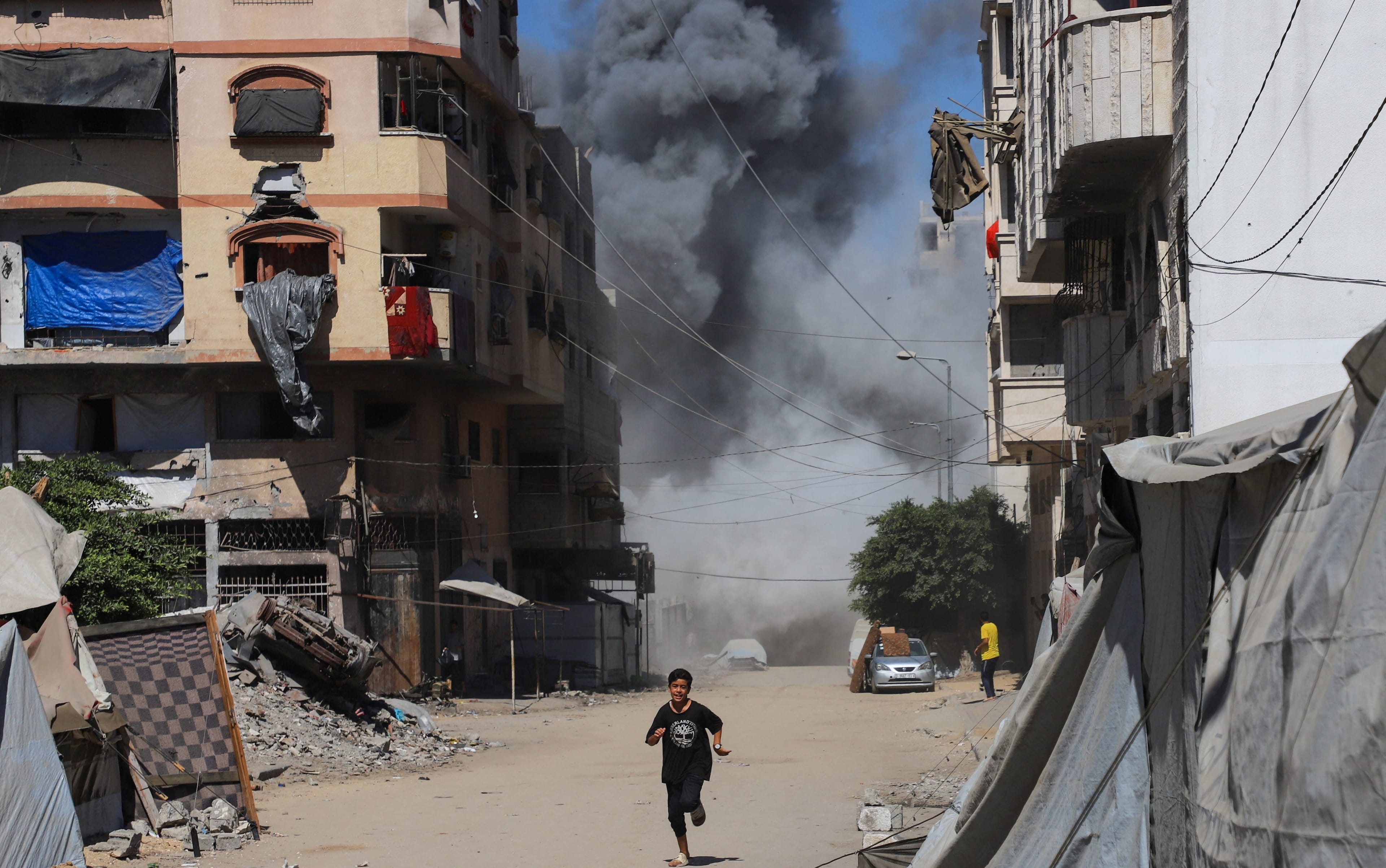 Israel ramped up attacks on Gaza and the occupied West Bank, with the US State Secretary in the country, as the UN endorses the two-state solution. Image courtesy: Reuters
