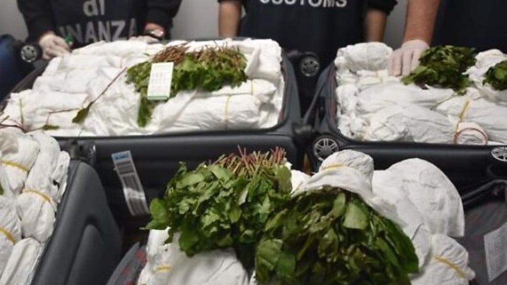 Israeli passenger caught with 216 kg of drugs at Rome Airport