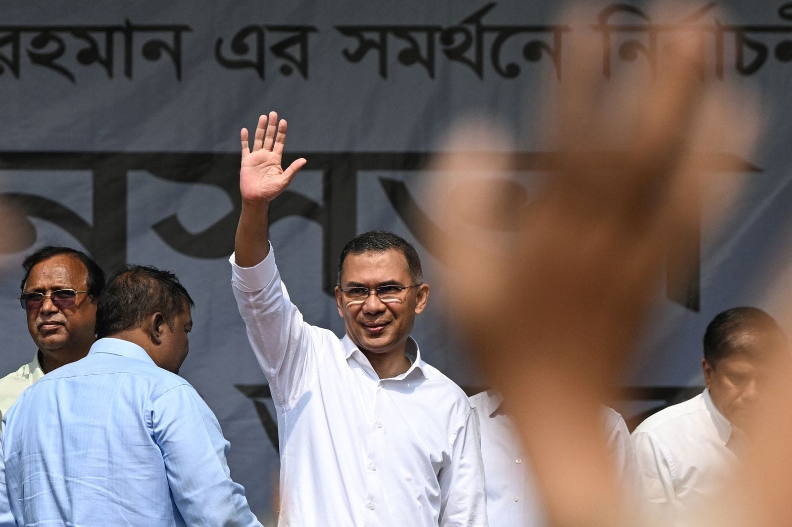 Bangladesh's PM-hopeful Rahman warns of 'huge' challenges ahead