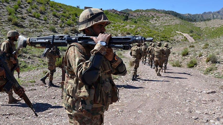 File Photo - Pakistani troops (Radio Pakistan)