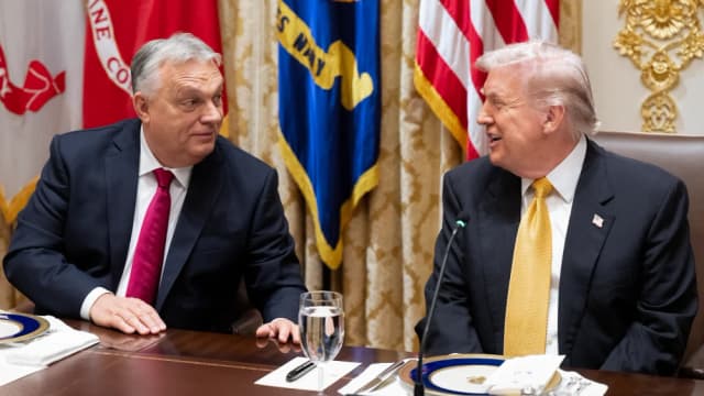 Victor Orban with Trump