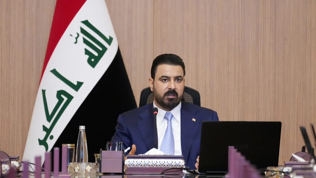 Iraqi Prime Minister Ali Falih Al-Zaidi chairs a session of the Council of Ministers on June 14, 2026, in Baghdad. (File photo: X/@IraqiPMO