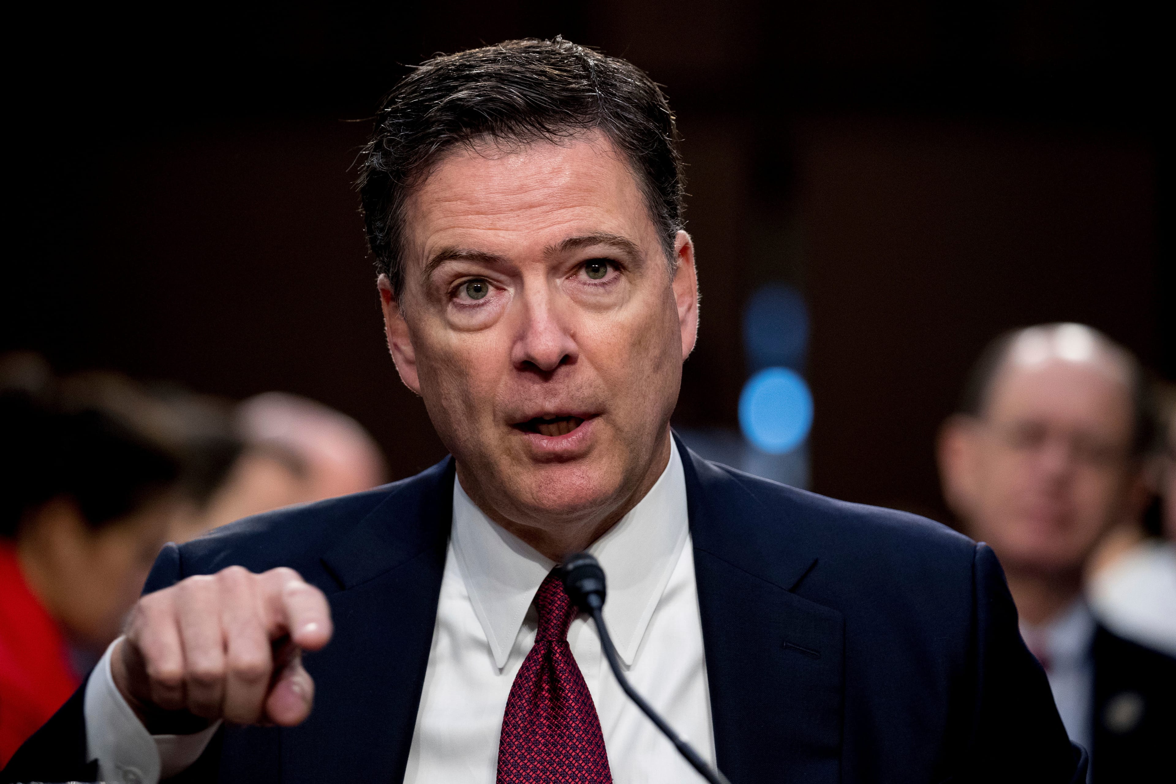 Former FBI director James Comey
