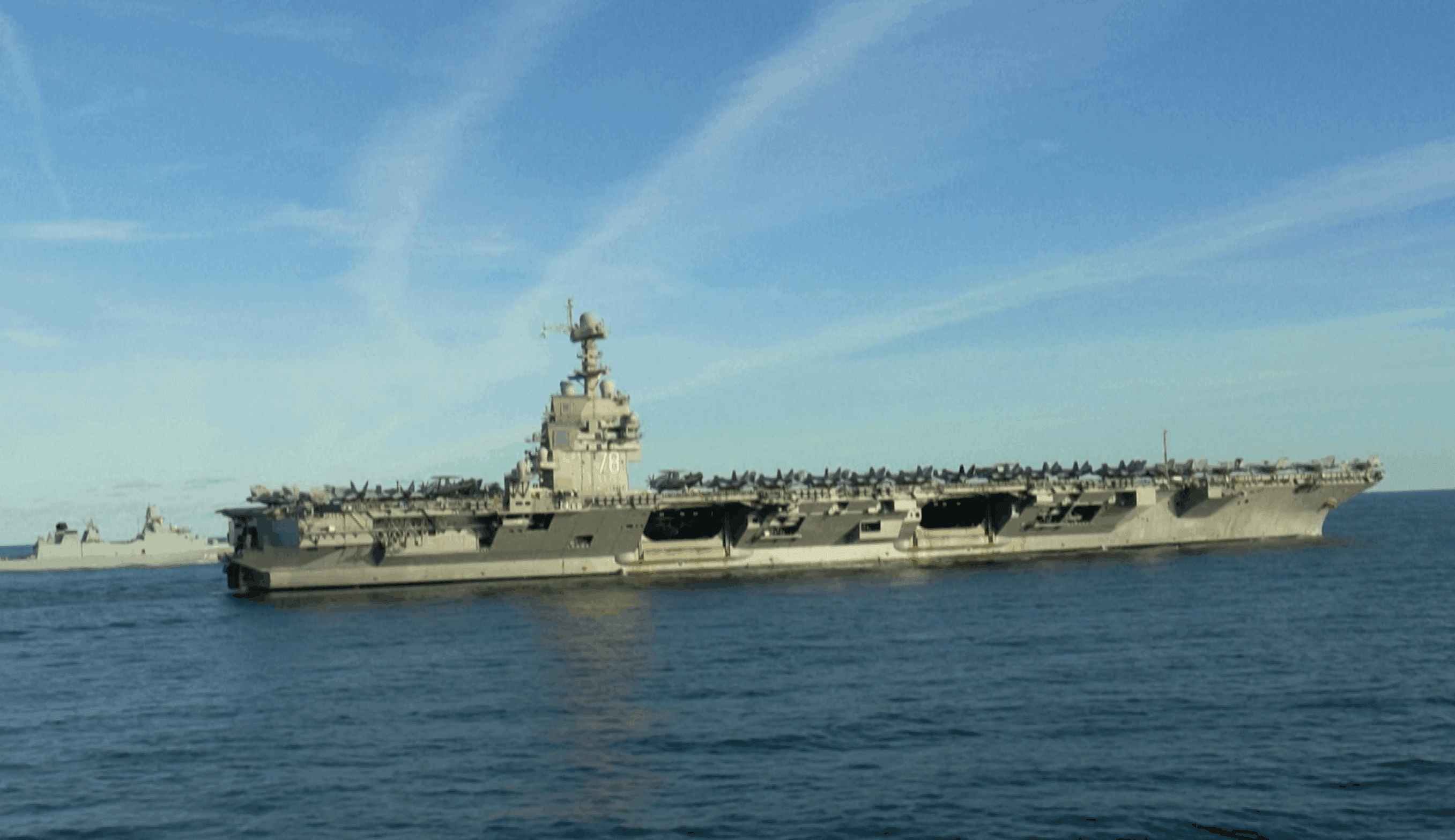 STOCKSHOTS: World's largest aircraft carrier, USS Gerald R. Ford (AFP)