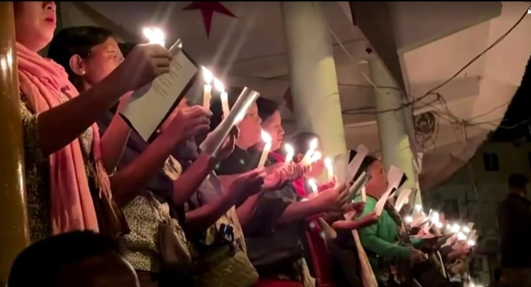 India's Naga community holds candlelight vigil after six civilians killed in Manipur