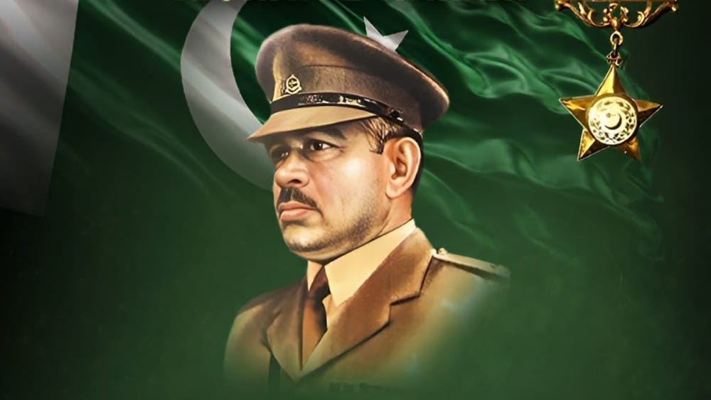 Pakistan's leadership pays tribute to Major Tufail Muhammad on the 68th anniversary of his death. (ISPR)