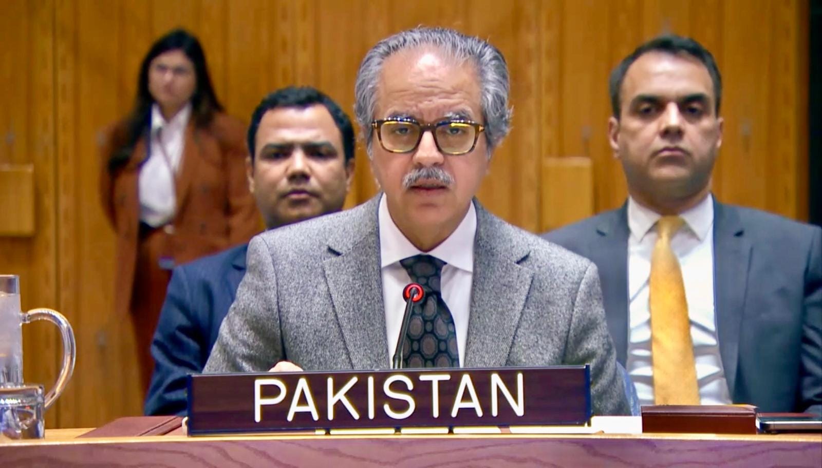 Statement by Ambassador Asim Iftikhar Ahmad, Permanent Representative of Pakistan to the UN, at the UN Security Council Briefing on UN Support Mission in Libya (UNSMIL) on 22 April, 2026 (Photo: X/@PakistanUN_NY)