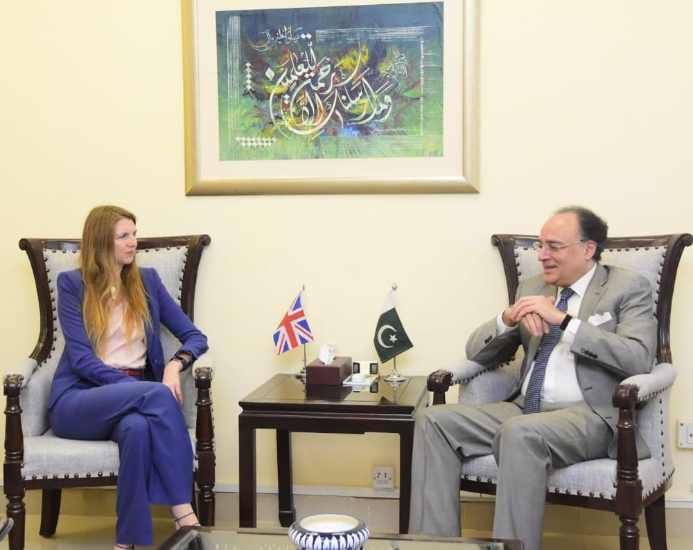Pakistan's finance minister, British high commissioner discuss economic reforms, bilateral cooperation